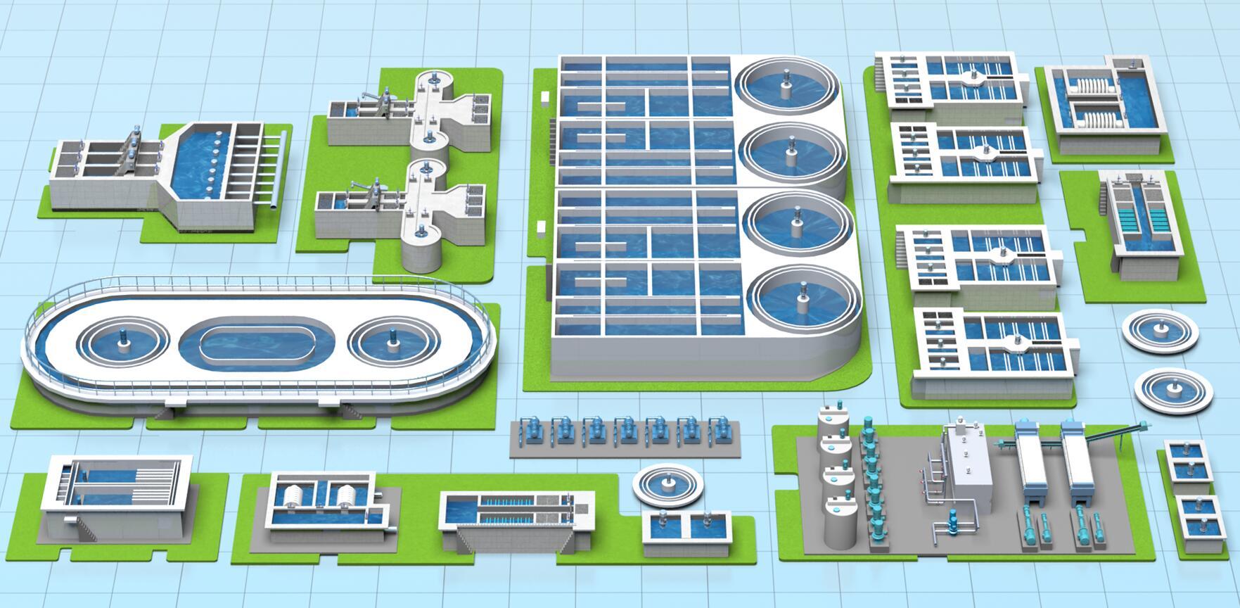 當(dāng)科技遇見(jiàn)詩(shī)意 水廠3D效果圖中的白襯衫少女